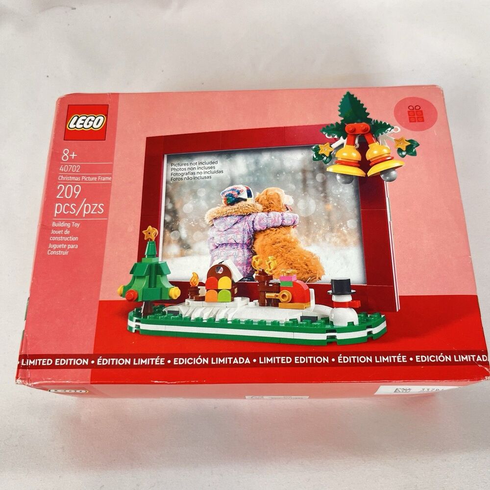 LEGO 40702 Christmas Picture Frame 209pcs Set Limited Edition New Box Wear - Picture 8 of 10